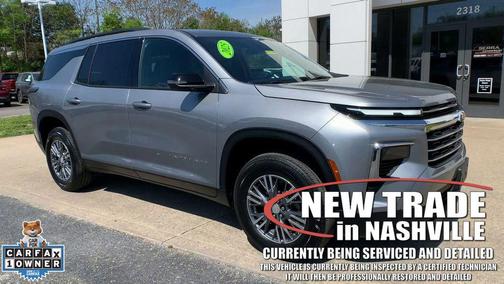 Sterling Gray Metallic 2025 Chevrolet Traverse LT