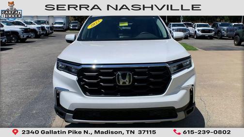 Platinum White Pearl 2023 Honda Pilot 2WD EX-L 8 Passenger