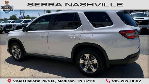 Platinum White Pearl 2023 Honda Pilot 2WD EX-L 8 Passenger