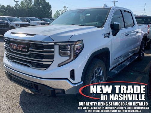 Summit White 2022 GMC Sierra 1500 SLT