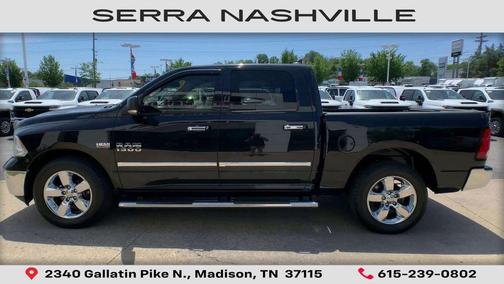 Brilliant Black Crystal Pearlcoat 2016 RAM 1500 Big Horn