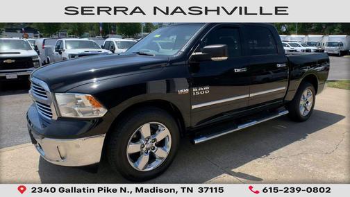 Brilliant Black Crystal Pearlcoat 2016 RAM 1500 Big Horn