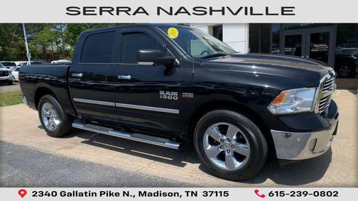 Brilliant Black Crystal Pearlcoat 2016 RAM 1500 Big Horn