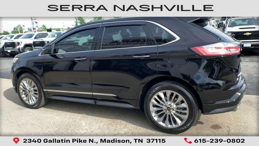 AGATE BLACK METALLIC 2021 Ford Edge Titanium