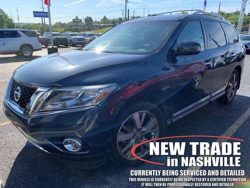 Arctic Blue Metallic 2015 Nissan Pathfinder Platinum