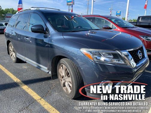 Arctic Blue Metallic 2015 Nissan Pathfinder Platinum