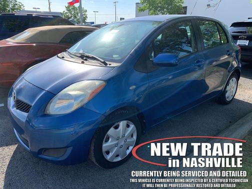 Blazing Blue Pearl 2010 Toyota Yaris Base