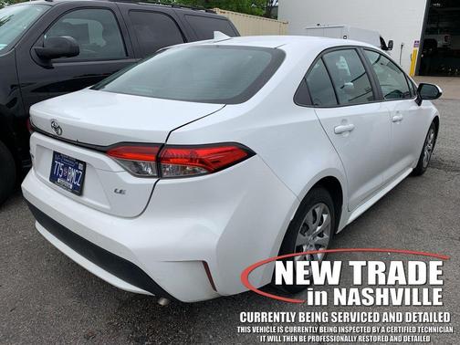 Super White 2021 Toyota Corolla LE