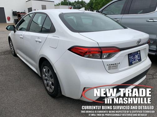 Super White 2021 Toyota Corolla LE