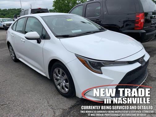 Super White 2021 Toyota Corolla LE