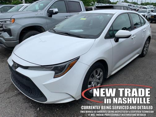 Super White 2021 Toyota Corolla LE