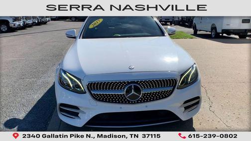 Polar White 2017 Mercedes-Benz E-Class 4MATIC