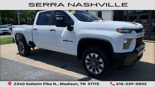Summit White 2022 Chevrolet Silverado 2500 Custom