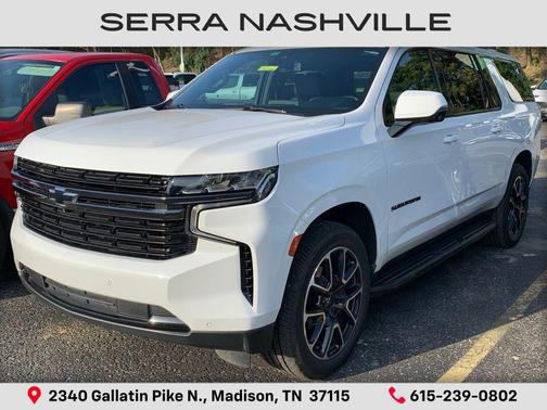 Summit White 2021 Chevrolet Suburban RST