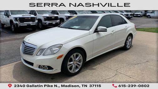White 2011 Mercedes-Benz E-Class E 550