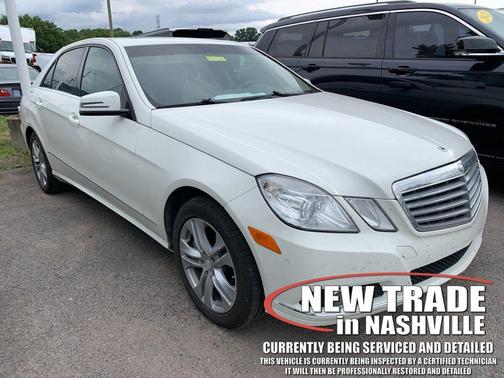 White 2011 Mercedes-Benz E-Class E 550