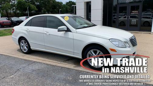 White 2011 Mercedes-Benz E-Class E 550