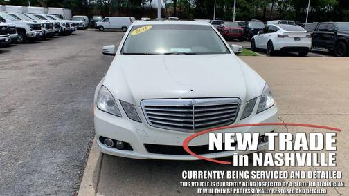 White 2011 Mercedes-Benz E-Class E 550