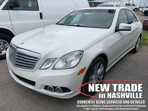 White 2011 Mercedes-Benz E-Class E 550
