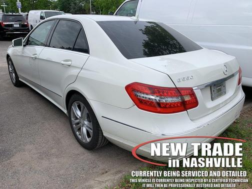 White 2011 Mercedes-Benz E-Class E 550