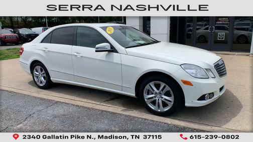 White 2011 Mercedes-Benz E-Class E 550