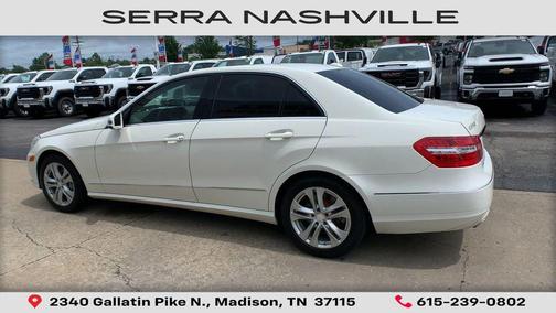 White 2011 Mercedes-Benz E-Class E 550