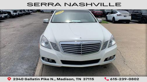 White 2011 Mercedes-Benz E-Class E 550