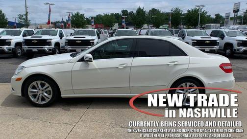 White 2011 Mercedes-Benz E-Class E 550