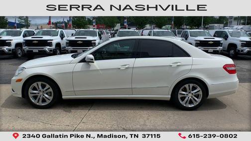 White 2011 Mercedes-Benz E-Class E 550
