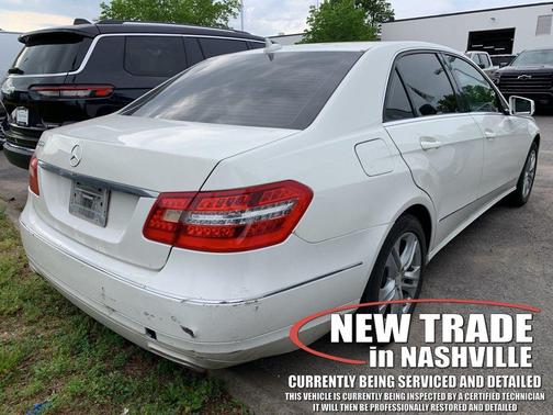 White 2011 Mercedes-Benz E-Class E 550