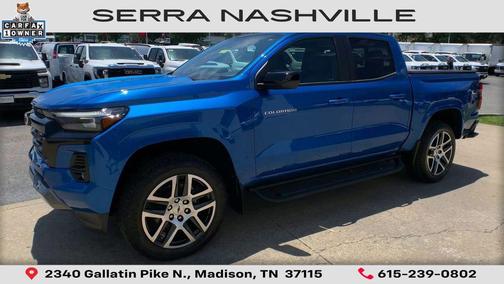 Glacier Blue Metallic 2024 Chevrolet Colorado Z71