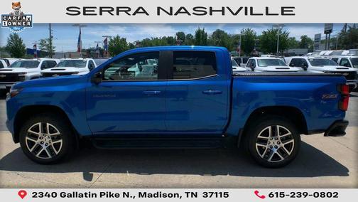 Glacier Blue Metallic 2024 Chevrolet Colorado Z71