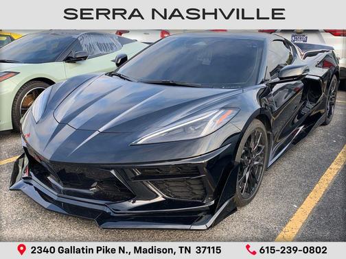 Black 2024 Chevrolet Corvette Stingray w/1LT