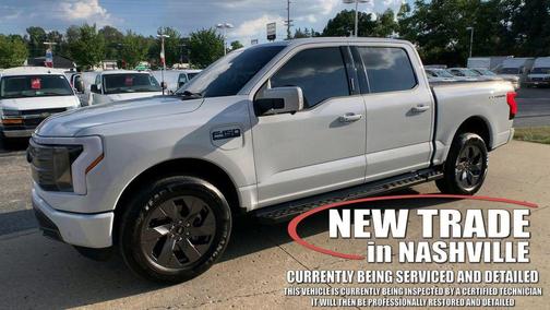 Space White Metallic 2025 Ford F-150 Lightning LARIAT