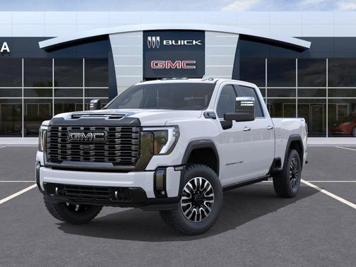 Glacier White Tricoat 2026 GMC Sierra 3500 Denali