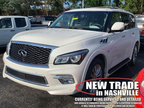 Majestic White 2017 INFINITI QX80 Base