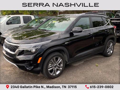 Cherry Black 2021 Kia Seltos S