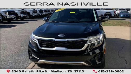 Cherry Black 2021 Kia Seltos S