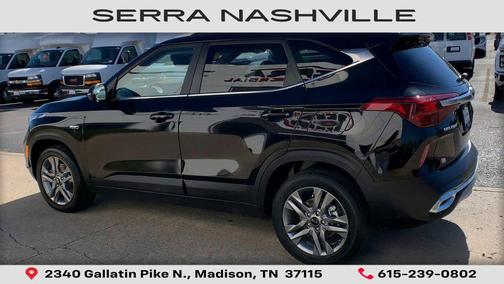 Cherry Black 2021 Kia Seltos S