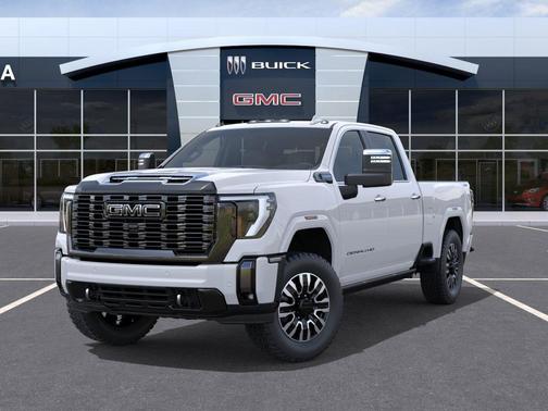 Glacier White Tricoat 2026 GMC Sierra 2500 Denali Ultimate