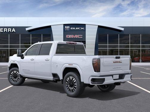 Glacier White Tricoat 2026 GMC Sierra 2500 Denali Ultimate