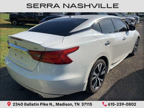 Pearl White 2016 Nissan Maxima 3.5 SV