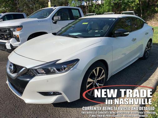 Pearl White 2016 Nissan Maxima 3.5 SV