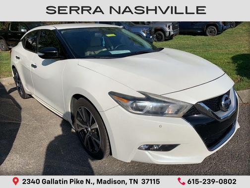 Pearl White 2016 Nissan Maxima 3.5 SV
