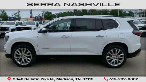 Summit White 2024 GMC Acadia Denali