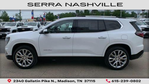 Summit White 2024 GMC Acadia Denali