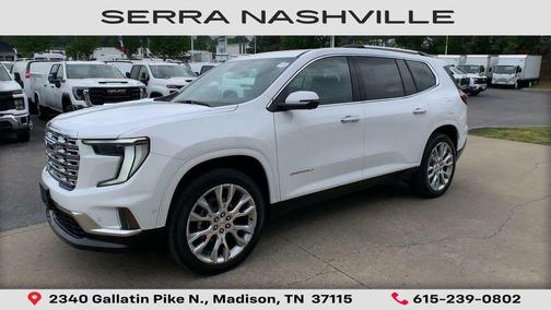 Summit White 2024 GMC Acadia Denali