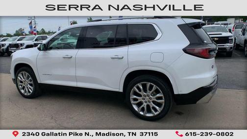 Summit White 2024 GMC Acadia Denali