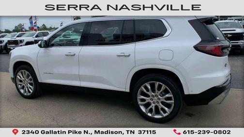 Summit White 2024 GMC Acadia Denali