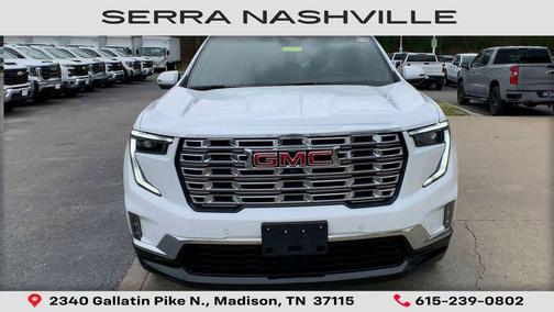 Summit White 2024 GMC Acadia Denali